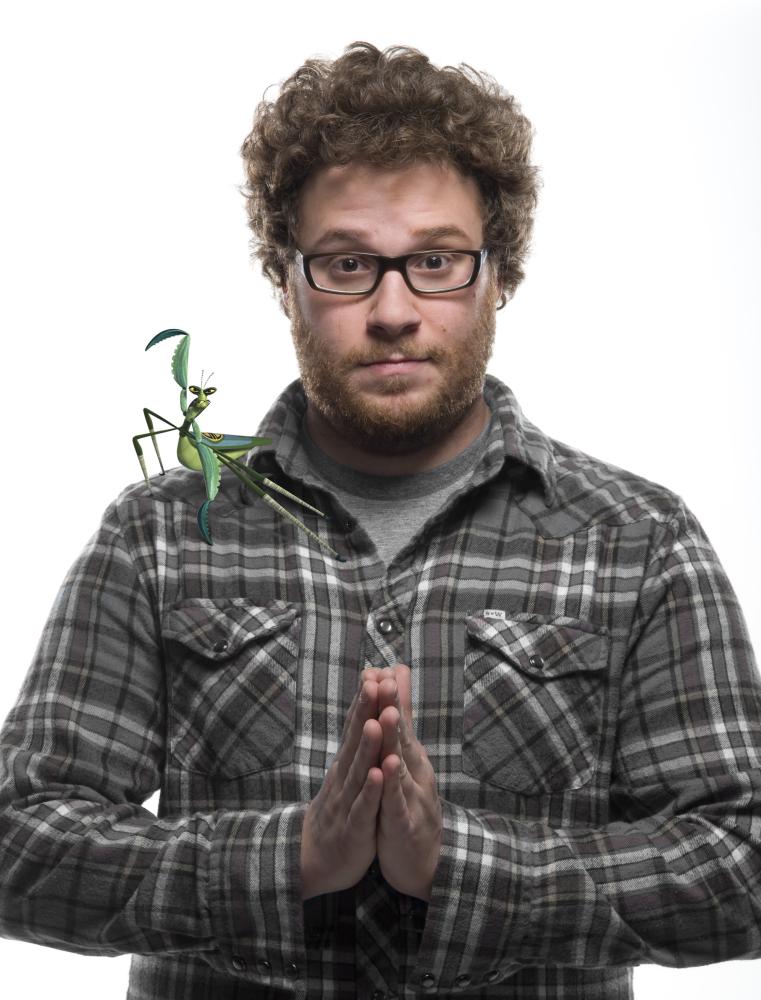 Seth Rogen as the voice of Mantis in "Kung Fu Panda"