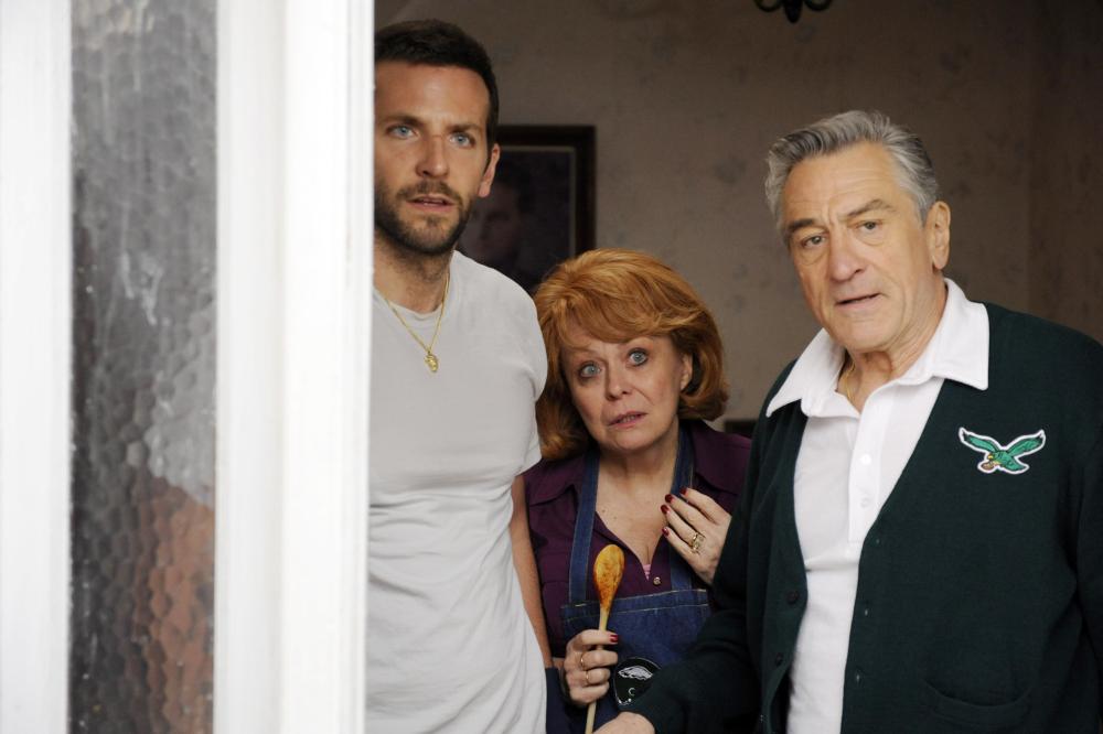 SILVER LININGS PLAYBOOK, l-r: Bradley Cooper, Jacki Weaver, Robert DeNiro, 2012, ph: JoJo Whilden/©Weinstein Company