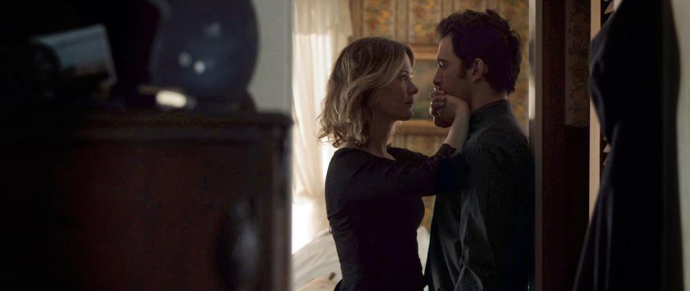 FAIRHAVEN, from left: Sarah Paulson, Chris Messina, 2012. ©Starz Digital Media