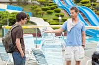 THE WAY, WAY BACK, from left: Liam James, Sam Rockwell, 2013. ph: Claire Folger/TM and ©Copyright Fox Searchlight Pictures. All rights reserved.