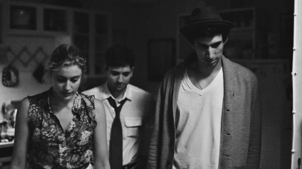 FRANCES HA, from left: Greta Gerwig, Michael Zegen, Adam Driver, 2012. ©IFC Films