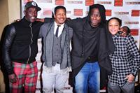 Michael K Williams, Nate Parker, Jeymes Samuel, Felicia Pearson at arrivals for THEY DIE BY DAWN Premiere, Tribeca Cinemas, New York, NY March 19, 2013. Photo By: Gregorio T. Binuya/Everett Collection