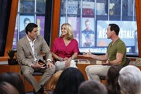 Good Afternoon America, Josh Elliott (L), Lara Spencer (C), Chris Klein (R), 07/09/2012, ©ABC