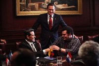 1600 Penn, Jose Yenque (L), Bill Pullman (C), Josh Gad (R), 01/10/2013, ©NBC