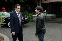 Grimm, Currie Graham (L), David Giuntoli (R), 'Bears Will Be Bears', Season 1, Ep. #2, 11/04/2011, ©NBC