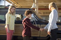 Touch, Saxon Sharbino (L), David Mazouz (C), Maria Bello (R), 'Reunions', Season 2, Ep. #8, 03/22/2013, ©FOX