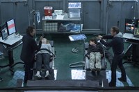 Touch, Saxon Sharbino (L), David Mazouz (C), Kiefer Sutherland (R), 'Leviathan', Season 2, Ep. #13, 05/10/2013, ©FOX