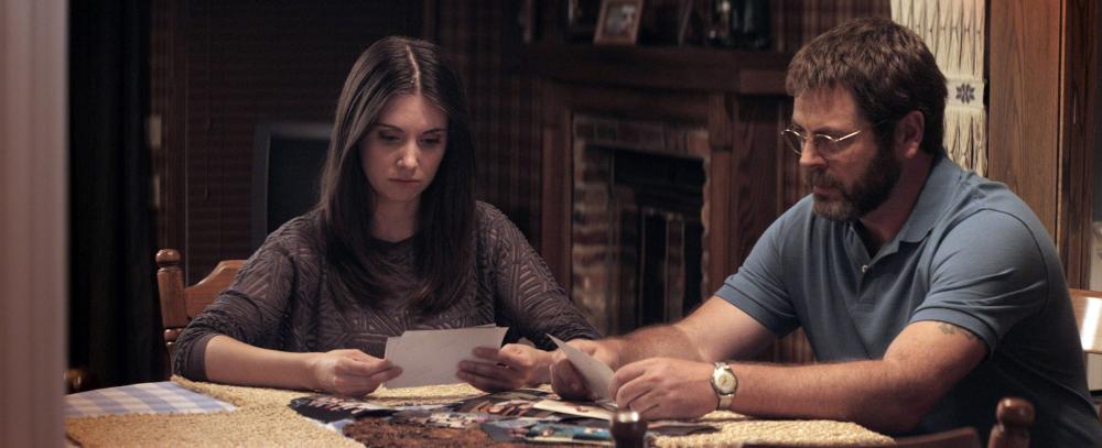 THE KINGS OF SUMMER, (aka TOY'S HOUSE), from left: Alison Brie, Nick Offerman, 2013./©CBS Films