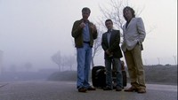 Top Gear, Jeremy Clarkson (L), Richard Hammond (C), James May (R), 'Season 1', 10/20/2002, ©BBCAMERICA