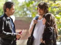 Californication, David Duchovny (L), Scott Michael Foster (C), Madeleine Martin (R), 'The Way Of The Fist', Season 5, Ep. #2, 01/15/2012, ©SHO