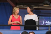 CSI: Crime Scene Investigation, Christine Marie Evert (L), Lindsay Davenport (R), 'Double Fault', Season 13, Ep. #12, 01/23/2013, ©CBS
