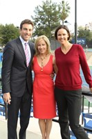 CSI: Crime Scene Investigation, Justin Gimelstob (L), Christine Marie Evert (C), Lindsay Davenport (R), 'Double Fault', Season 13, Ep. #12, 01/23/2013, ©CBS