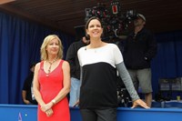 CSI: Crime Scene Investigation, Christine Marie Evert (L), Lindsay Davenport (R), 'Double Fault', Season 13, Ep. #12, 01/23/2013, ©CBS