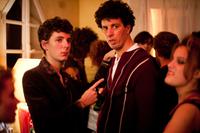 CAMILLE REWINDS, (aka CAMILLE REDOUBLE), from left: Vincent Lacoste, Samir Guesmi, 2012. ph: Arnaud Borrel/©Gaumont