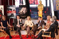 Good Morning America, from left: Josh Elliott, Amy Robach, George Stephanopoulos, Lara Spencer, 11/03/1975, ©ABC