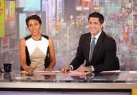 Good Morning America, Robin Roberts (L), Josh Elliott (R), 11/03/1975, ©ABC