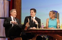 Good Morning America, Sam Champion (L), Josh Elliott (C), Robin Roberts (R), 11/03/1975, ©ABC