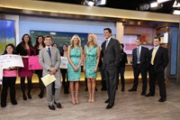 Good Morning America, George Stephanopoulos (L), Lara Spencer (C), Josh Elliott (R), 11/03/1975, ©ABC