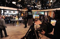 Good Morning America, Josh Elliott (L), Lara Spencer (R), 11/03/1975, ©ABC