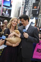 Good Morning America, Lara Spencer (L), Josh Elliott (R), 11/03/1975, ©ABC