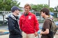THE WAY, WAY BACK, from left: director Jim Rash, director Nat Faxon, Liam James, on set, 2013. ph: Claire Folger/TM and ©Copyright Fox Searchlight Pictures. All rights reserved.