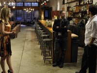 Covert Affairs, Piper Perabo (L), Matias Varela (C), Santiago Cabrera (R), 'The Wake-Up Bomb', Season 2, Ep. #11, 11/01/2011, ©USA