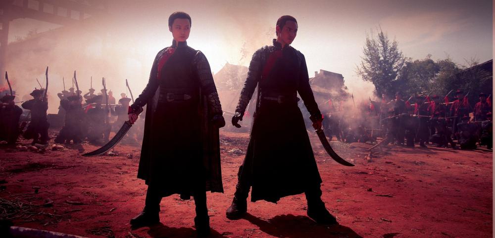 THE GUILLOTINES, (aka XUE DI ZI), from left: LI Yuchun, Ethan Juan, 2012. ©Well Go