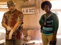 Dexter, David Zayas (L), Dana L Wilson (R), 'What's Eating Dexter Morgan?', Season 8, Ep. #3, 07/14/2013, ©SHO