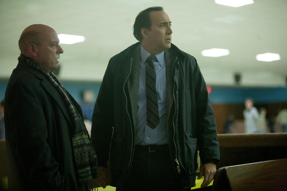 THE FROZEN GROUND, from left: Dean Norris, Nicolas Cage, 2013. ©Lionsgate