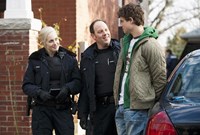 Rookie Blue, Charlotte Sullivan (L), Matt Gordon (C), Douglas Smith (R), 'You Are Here', Season 4, Ep. #10, 08/22/2013, ©ABC