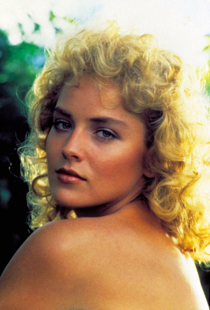 KING SOLOMON'S MINES, Sharon Stone, 1985, bare back