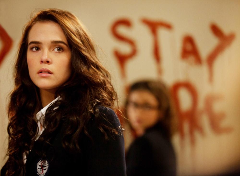 VAMPIRE ACADEMY, Zoey Deutch, 2014. ph: Laurie Sparham/©Weinstein Company