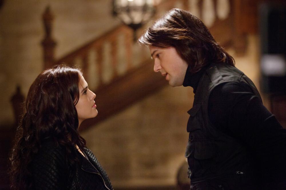 VAMPIRE ACADEMY, from left: Zoey Deutch, Cameron Monaghan, 2014. ph: Laurie Sparham/©Weinstein Company
