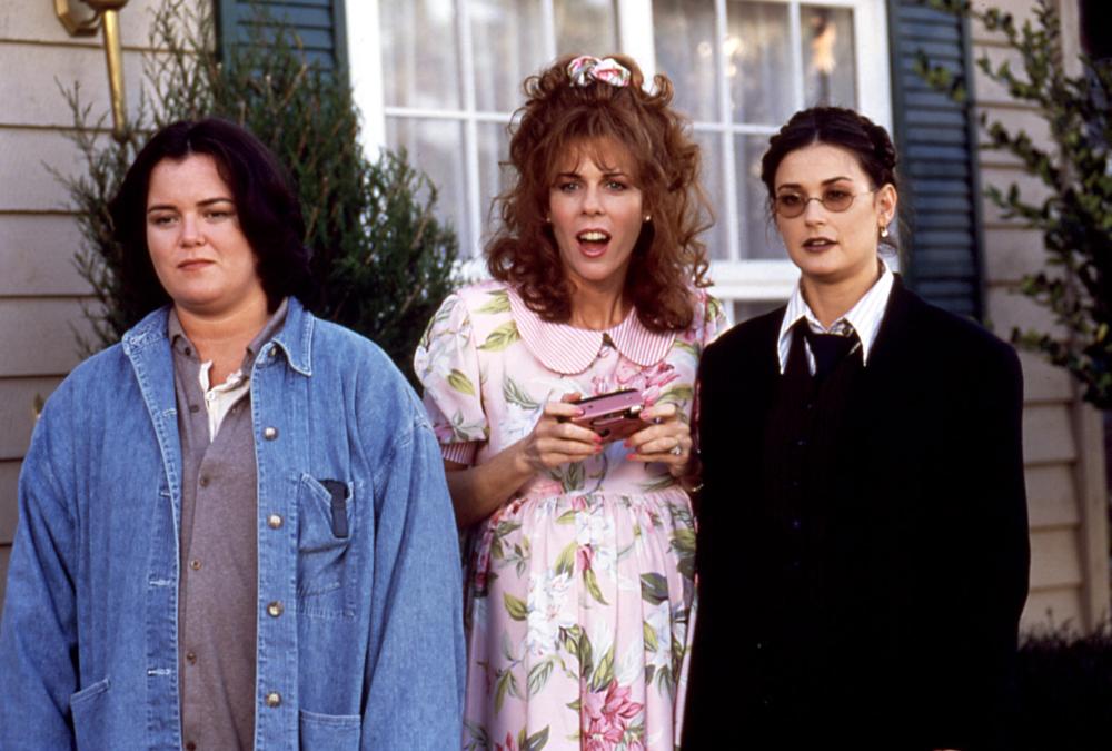 NOW AND THEN, Rosie O'Donnell, Rita Wilson, Demi Moore, 1995, radio