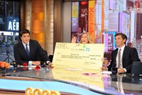 Good Morning America, Josh Elliott (L), Lara Spencer (C), George Stephanopoulos (R), 'Season', ©ABC