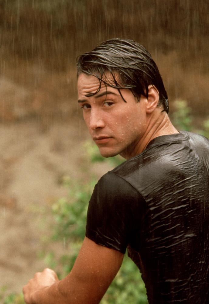 POINT BREAK, Keanu Reeves, 1991, wet. TM and Copyright (c) 20th Century Fox Film Corp. All Rights Reserved.
