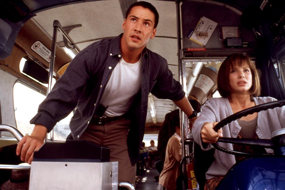 SPEED, Keanu Reeves, Sandra Bullock, 1994, TM and Copyright © 20th Century Fox Film Corp. All rights reserved..