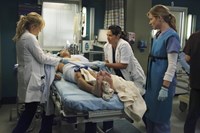 Grey's Anatomy, Jessica Capshaw (L), Sara Ramirez (C), Tessa Ferrer (R), 'Seal Our Fate', Season 10, Ep. #1, 09/26/2013, ©ABC