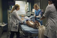 Grey's Anatomy, Jessica Capshaw (L), Tessa Ferrer (C), Sara Ramirez (R), 'Seal Our Fate', Season 10, Ep. #1, 09/26/2013, ©ABC