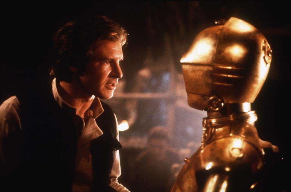 RETURN OF THE JEDI, Harrison Ford, Anthony Daniels, 1983