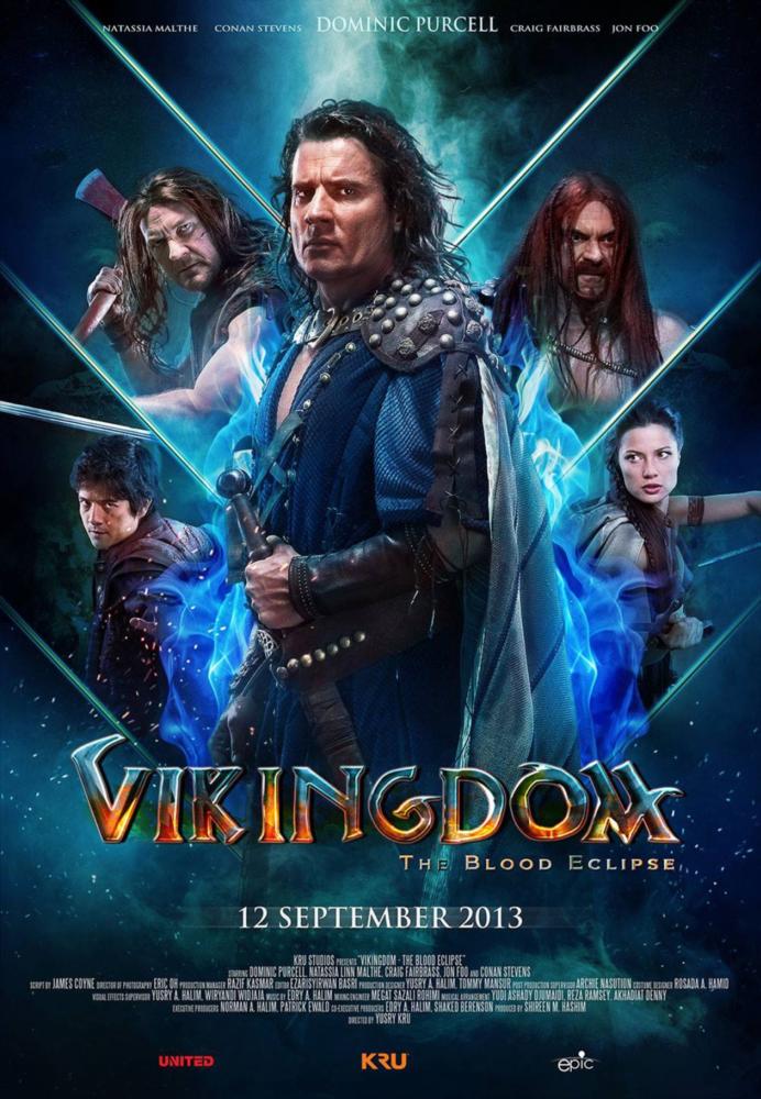 VIKINGDOM, top, from left: Conan Stevens, Dominic Purcell, Craig Fairbrass, bottom, from left: Jon Foo, Natassia Malthe, 2013. ©Epic Pictures Releasing