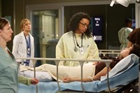 Grey's Anatomy, Tessa Ferrer (L), Jerrika D. Hinton (R), 'Puttin' on the Ritz', Season 10, Ep. #4, 10/10/2013, ©ABC