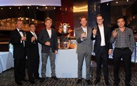 Hell's Kitchen (Fox), from left: Kent Weed, Arthur Smith, Gordon Ramsay, Joe Earley, Sam Zoda, 'Season 13', ©FOX