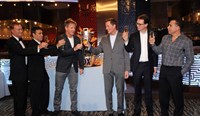 Hell's Kitchen (Fox), from left: Kent Weed, Arthur Smith, Gordon Ramsay, Joe Earley, Sam Zoda, 'Season 13', ©FOX