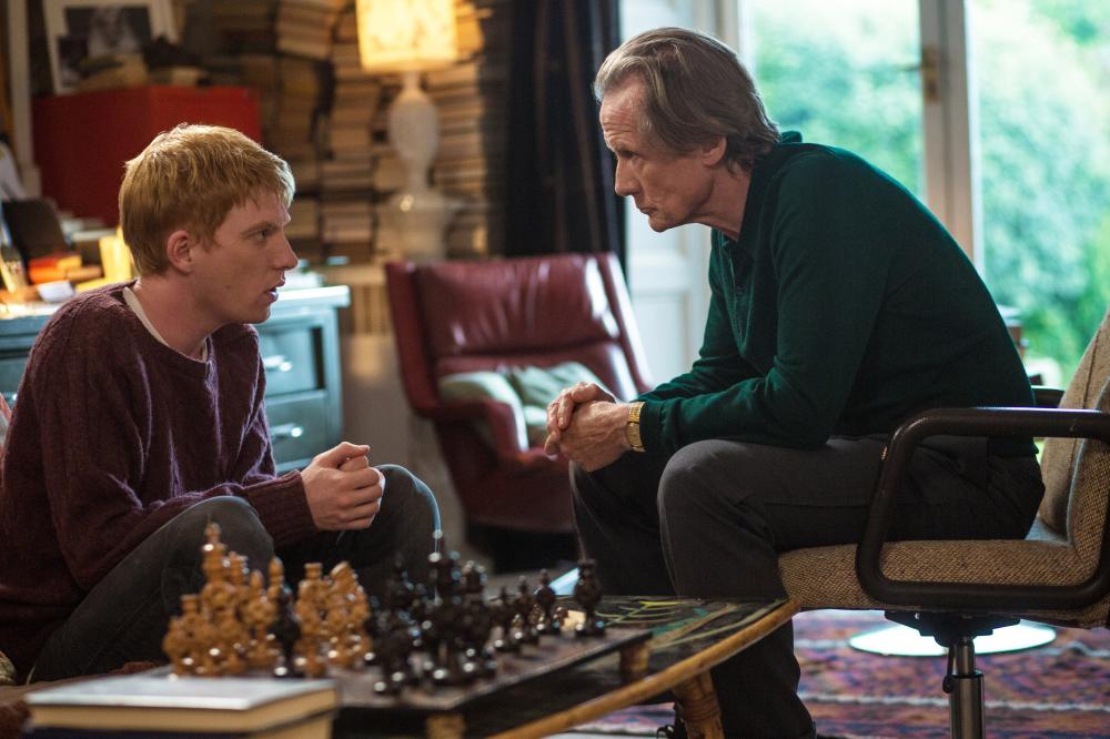 ABOUT TIME, l-r: Domhnall Gleeson, Bill Nighy, 2013, ph: Murray Close/©Universal