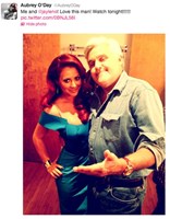 The Tonight Show With Jay Leno, Aubrey O'Day (L), Jay Leno (R), 'Season 22', ©NBC