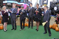 Good Morning America, from left: Sara Haines, Sam Champion, D.L. Hughley, Josh Elliott, Robin Roberts, George Stephanopoulos, 'Season', ©ABC