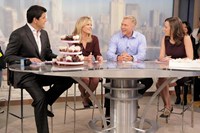 Good Morning America, Josh Elliott (L), Sara Haines (C), Sam Champion (R), 'Season', ©ABC