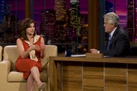 The Tonight Show With Jay Leno, Maria Bartiromo (L), Jay Leno (R), 'Season', ©NBC