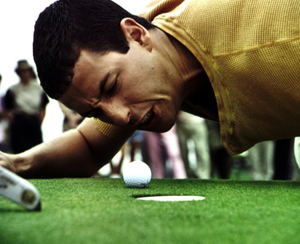 HAPPY GILMORE, Adam Sandler, 1996, golf ball
